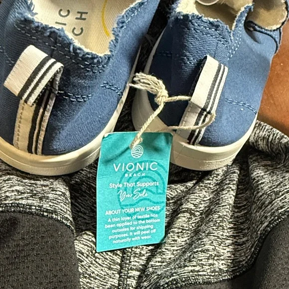 Vionic Beach Navy Malibu Blue Women Sneakers - Picture 11 of 11